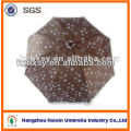 Chocolate Color Full Body 3 Foldable Parasol Umbrella
